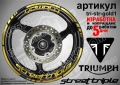 Triumph Street Triple кантове и надписи за джанти, снимка 4