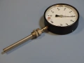 биметален термометър WEC 4375R-150 Ø160 mm G1/2 -30/+50°C L-150mm, снимка 1