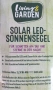 Соларно LED платно сянка 3.25x3.25м 110 LED светлини градина тераса, снимка 3