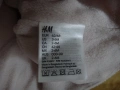 Нова розова бебешка шапка тип маска с подплата от полар H&M, размер 62/68, 3-6 месеца, снимка 6