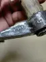 Комплект Соц Стари Ръчно Ковани Чукче С Наковалня За Клепане На Коси 1кг. НОМЕР 926., снимка 7
