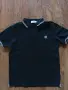 Stone Island logo-patch contrast-trim Polo Shirt - мъжка тениска р-р L, снимка 4
