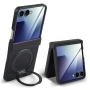 Магнитен Калъф за Motorola Razr 70 / 60 / 50 5G с Въртяща се Стойка и Протектор – 5 цвята, снимка 1