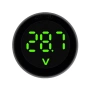Дигитален LED волтметър, зелен, 4-100V DC – панелен монтаж 30 мм, за автомобилни акумулатори 10345, снимка 11