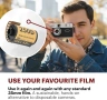 Нов аналогов Компактен 35mm Фотоапарат Half Frame Презареждаем Ретро Стил, снимка 4