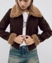 Яке с пух Stradivarius, снимка 1
