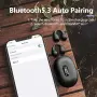 XClear BH12 Безжични Bluetooth 5.3 Спортни Слушалки с Щипка, Черни, снимка 6