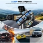 4-канален видеорегистратор 1080P – 360° Dashcam с GPS, 4 камери, 3.16" дисплей, нощно виждане, снимка 5