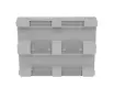 Хигиенично пластмасово пале FIDUS Hygiene – 1200 × 800 мм, снимка 3