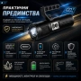 Мощен далекобоен професионален LED лазерен прожектор тактически ръчен фенер за лов риболов къмпинг, снимка 3