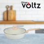 Тиган с капак Voltz Nice , Дълбок, Кован алуминий, Мраморно покр., Индукция, Кремав меланж, снимка 3
