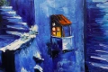 "Нощна светлина" Картина 50х40см, Маслена живопис с шпакла, снимка 3