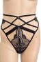 Hunkemöller дамско дантелено долнище XL с ефектни ленти, снимка 1