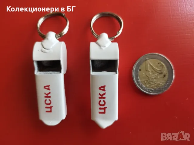 ДВЕ МЕТАЛНИ СВИРКИ „ЦСКА“ /виж описанието/