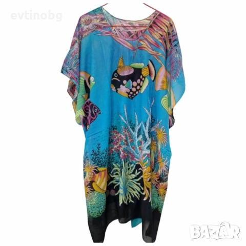 Плажна туника 90x90 – Перфектният избор за стил и комфорт през лятото, снимка 6 - Туники - 54142390