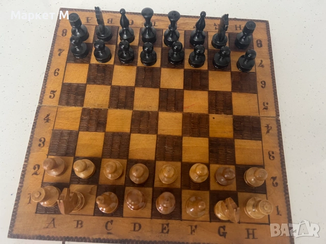 Шах и табла с дървени фигури, снимка 4 - Други спортове - 54806399