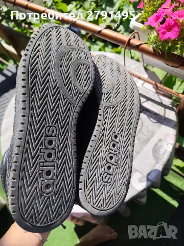 Оригинални мъжки кецове Adidas Hoops 2.0 Mid (ART F34809), снимка 3 - Маратонки - 55628470