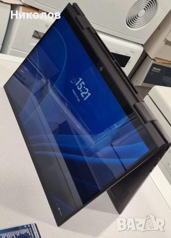 Лаптоп 2-в-1 HP ENVY x360 15.6" Touch / Ryzen 5 / 16GB RAM / 512GB SSD / Алуминиев