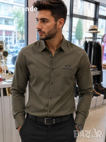 ♣️ Мъжки Ризи 💫Armani💫 Разнообразие от Цветове👇👇👇, снимка 2 - Ризи - 55226436