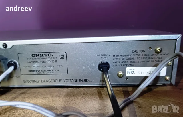 Onkyo T-05 Аналогов стерео тунер, снимка 12 - Ресийвъри, усилватели, смесителни пултове - 55620098