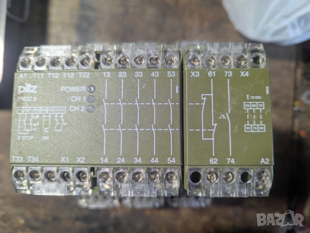 Защитни релета Pilz PNOZ X3, снимка 5 - Други машини и части - 33606133