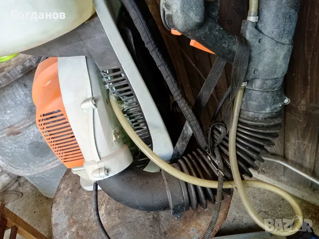 STIHL SR-430 МОТОРНА ПРЪСКАЧКА ПОЧТИ НОВА, снимка 4 - Градинска техника - 55626780