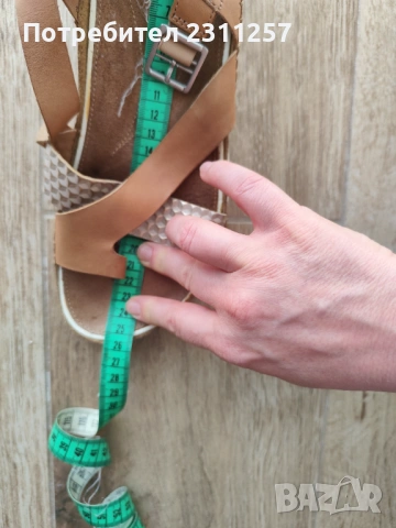 Кожени сандали Clarks 39н, снимка 3 - Сандали - 54310618