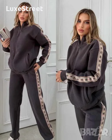 Guess 🤍Ватиран 🤍Лого Бродирано 🤍 Дамски Екип 