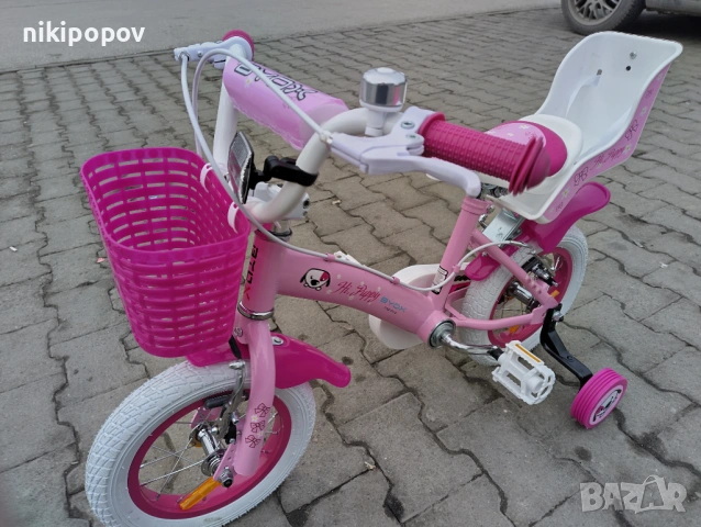 X Детски велосипед 12" PUPPY розов, снимка 9 - Велосипеди - 54394973