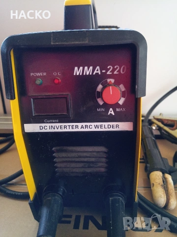 Инверторен Електрожен FullMax MMA-220 DC с Дигитален Дисплей, снимка 2 - Други инструменти - 54944707
