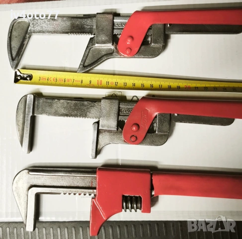 3 бр. немски раздвижени ключа ALARM Nr.13001/6 и GEDORE Nr.95 , снимка 6 - Ключове - 45749029