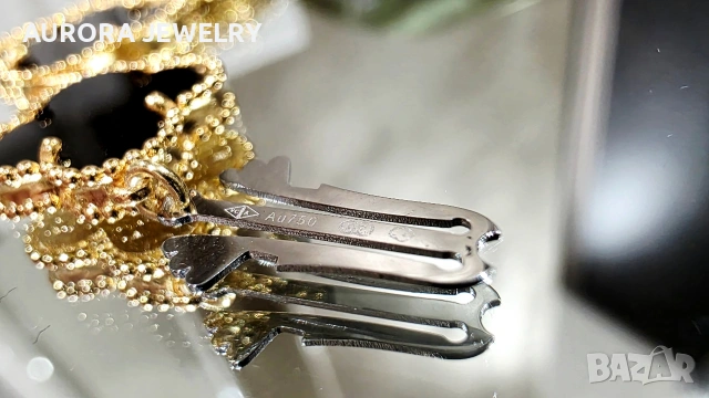 Van Cleef & Arpels VCA Black Onyx Alhambra Дамски Часовник, снимка 11 - Дамски - 54013116