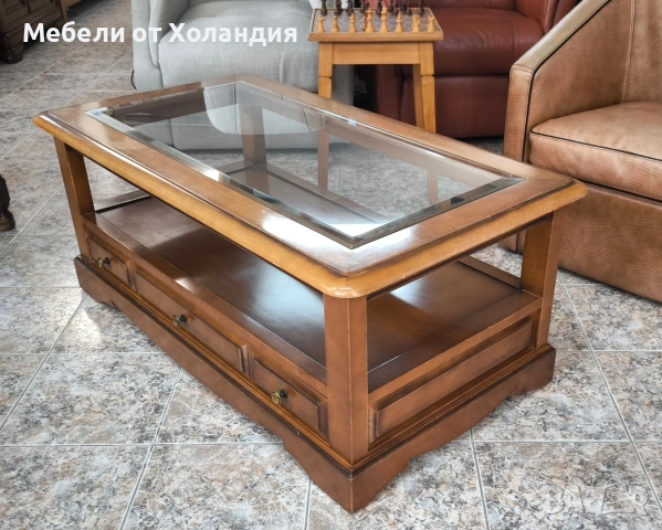 Черешова холна маса с чекмедже, снимка 8 - Маси - 54879087