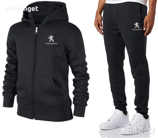 Комплект горнище / ZIP Hoodie и долнище PEUGEOT / ПЕЖО - 2 цвята!