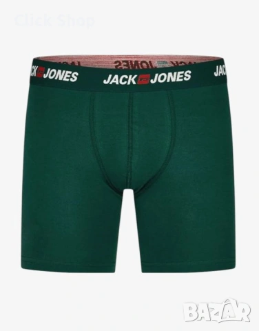 JACK&JONES Jaccorp Logo Boxer Briefs Port Royale 6 Pack, снимка 2 - Бельо - 55045143