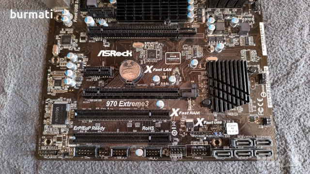 8-ядрен комплект: AMD FX-8350 (4.2GHz) + Дъно ASRock 970 Extreme3 + Охлаждане, снимка 6 - Дънни платки - 54047990