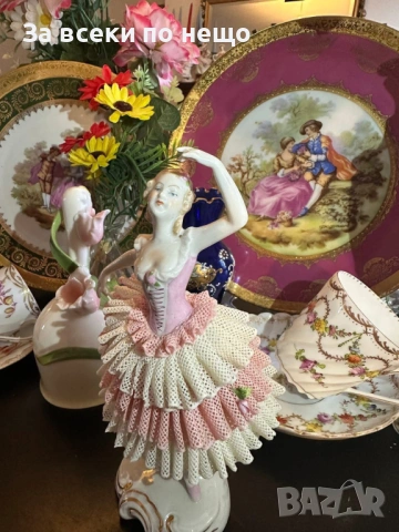 Dresden Lace Germany  производство след 1949 г Код P2107, снимка 4 - Декорация за дома - 54153408