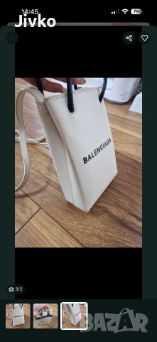 Мини раница Gucci , мини чанта balenciaga, снимка 4 - Чанти - 55155570
