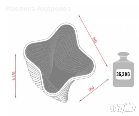 Нова холна маса, снимка 2 - Маси - 54217229