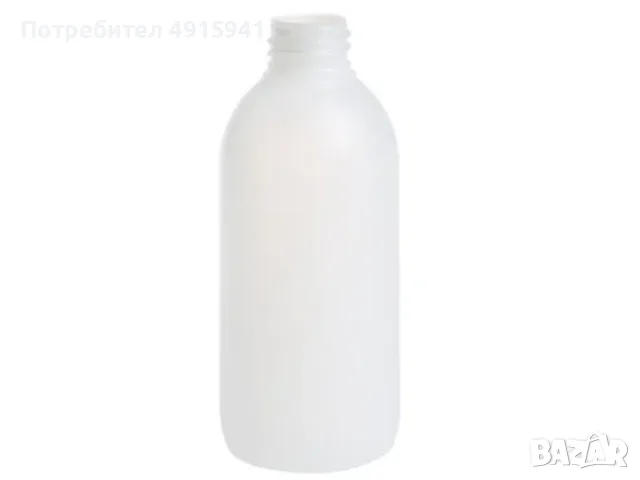 HDPE бутилка 250 мл, натурална, 28/410