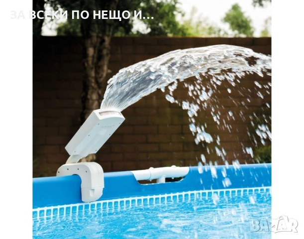 Разпръсквач за басейн/ воден фонтан с LED светлини Intex - Multi-Color LED Pool Sprayer