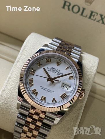 Rolex Datejust 36mm Two-Tone Yellow Gold Automatic Дамски Различни Варианти, снимка 3 - Дамски - 54049281