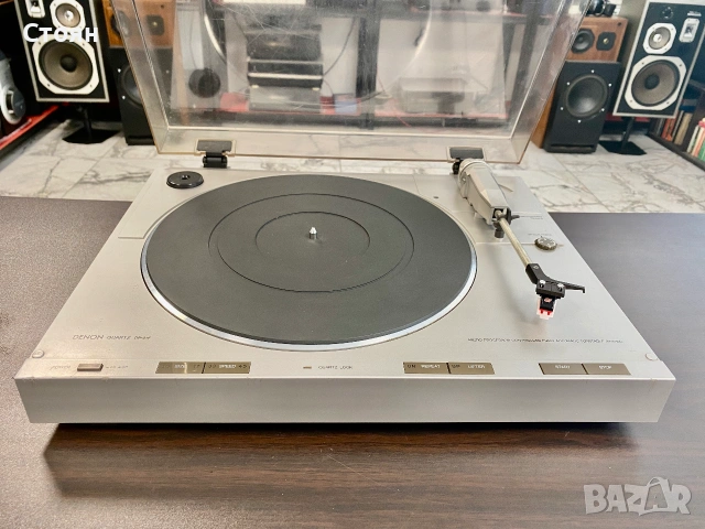 Тримоторен грамофон Denon, снимка 3 - Грамофони - 55062228