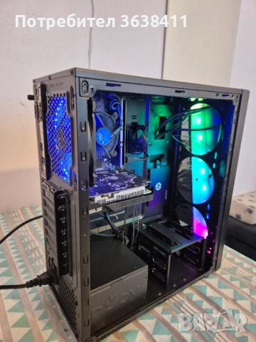 Геймърски компютър гаранция/i3 9100f 16GB,GTX 1650 4GB, 512GB SSD, снимка 3 - Геймърски - 54097883