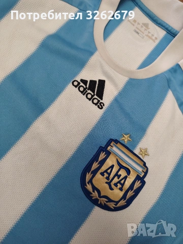 Adidas Аржентина 2010 оригинална тениска размер S/M, снимка 3 - Тениски - 54912144