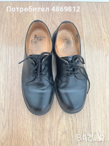 Оригинални кожени обувки Dr. Martens 1461, естествена кожа, Номер 42, снимка 3 - Официални обувки - 55079250