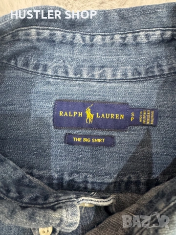 Мъжка дънкова риза RALPH LAUREN. Размер L, снимка 6 - Ризи - 54150065