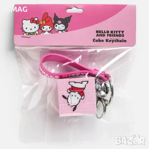 Ключодържател кубче с герой hello kitty сребристо звънче_1262198, снимка 3 - Други - 55699098