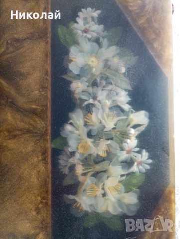 Поставка от епоксидна смола цветя, снимка 13 - Декорация за дома - 54182321