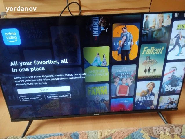Hissene  телевизор 43" Smart Full HD, снимка 5 - Телевизори - 54400112